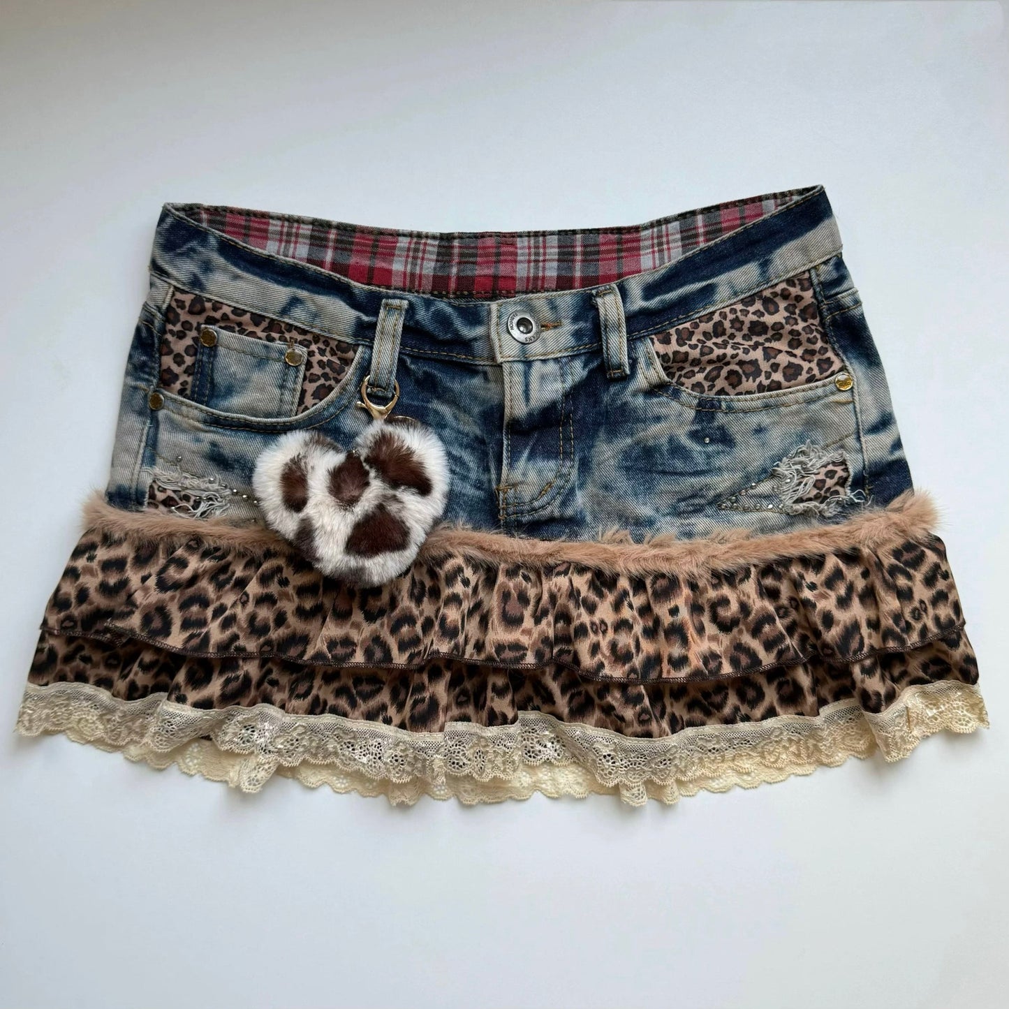 Short Cheetah Print Skirt!