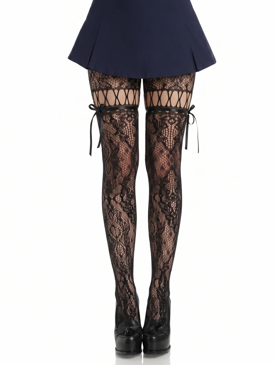 Velvet Lace Tights