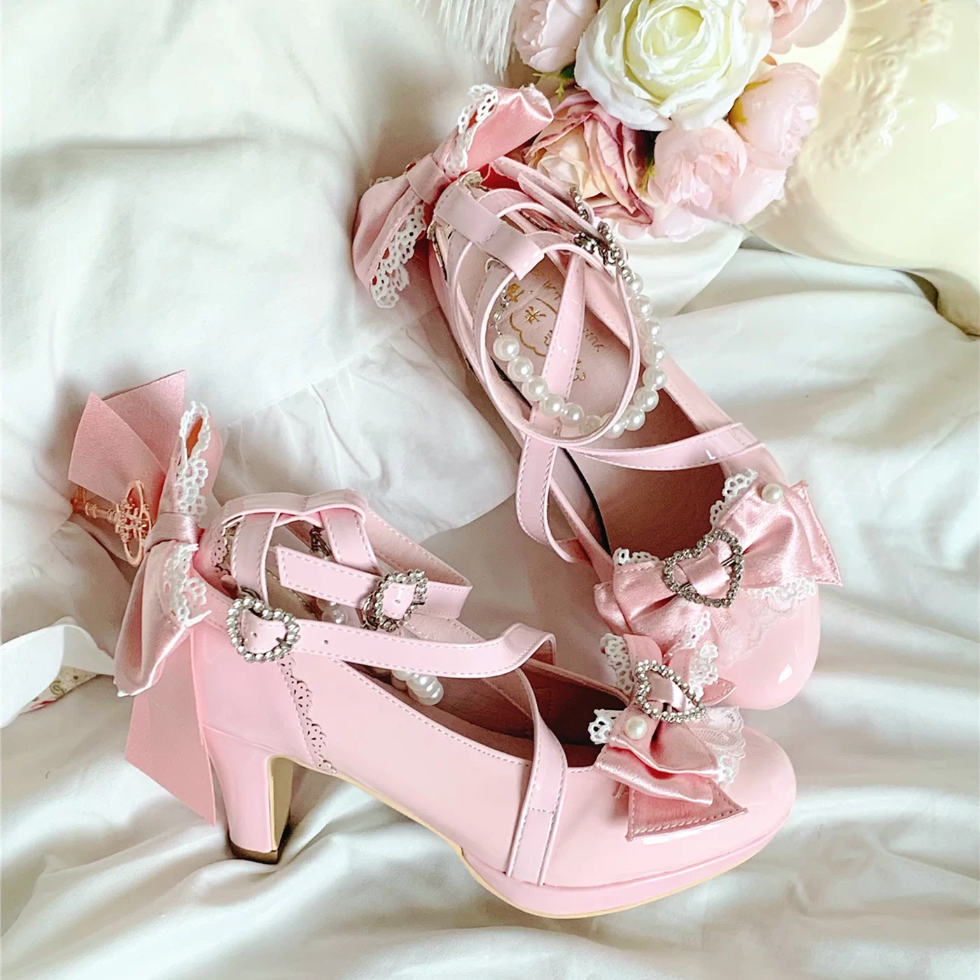 Blush sonata heels