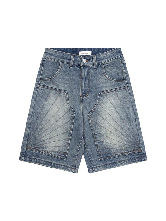 Denim baggy jorts