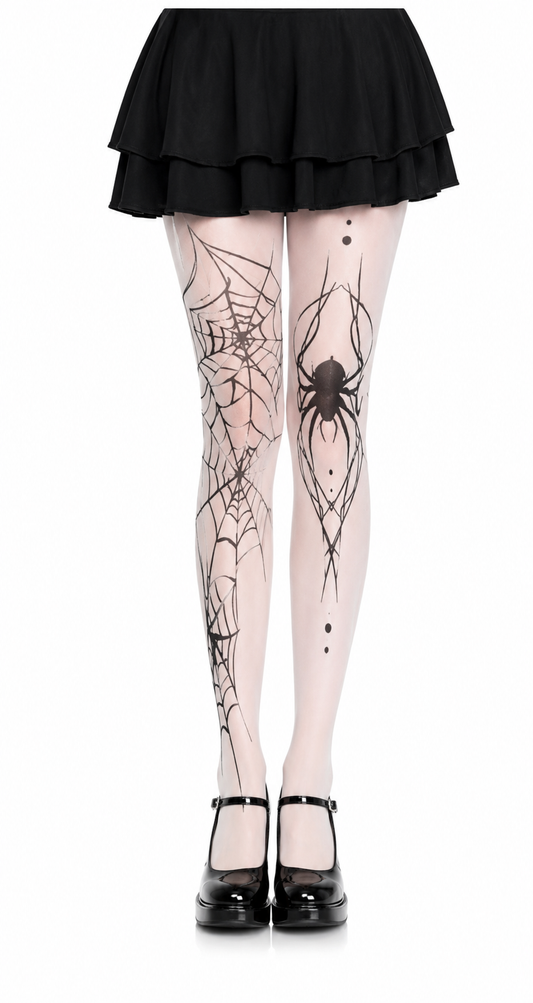 Spider Veil Tights