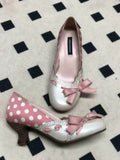 Sweet polka lace pumps