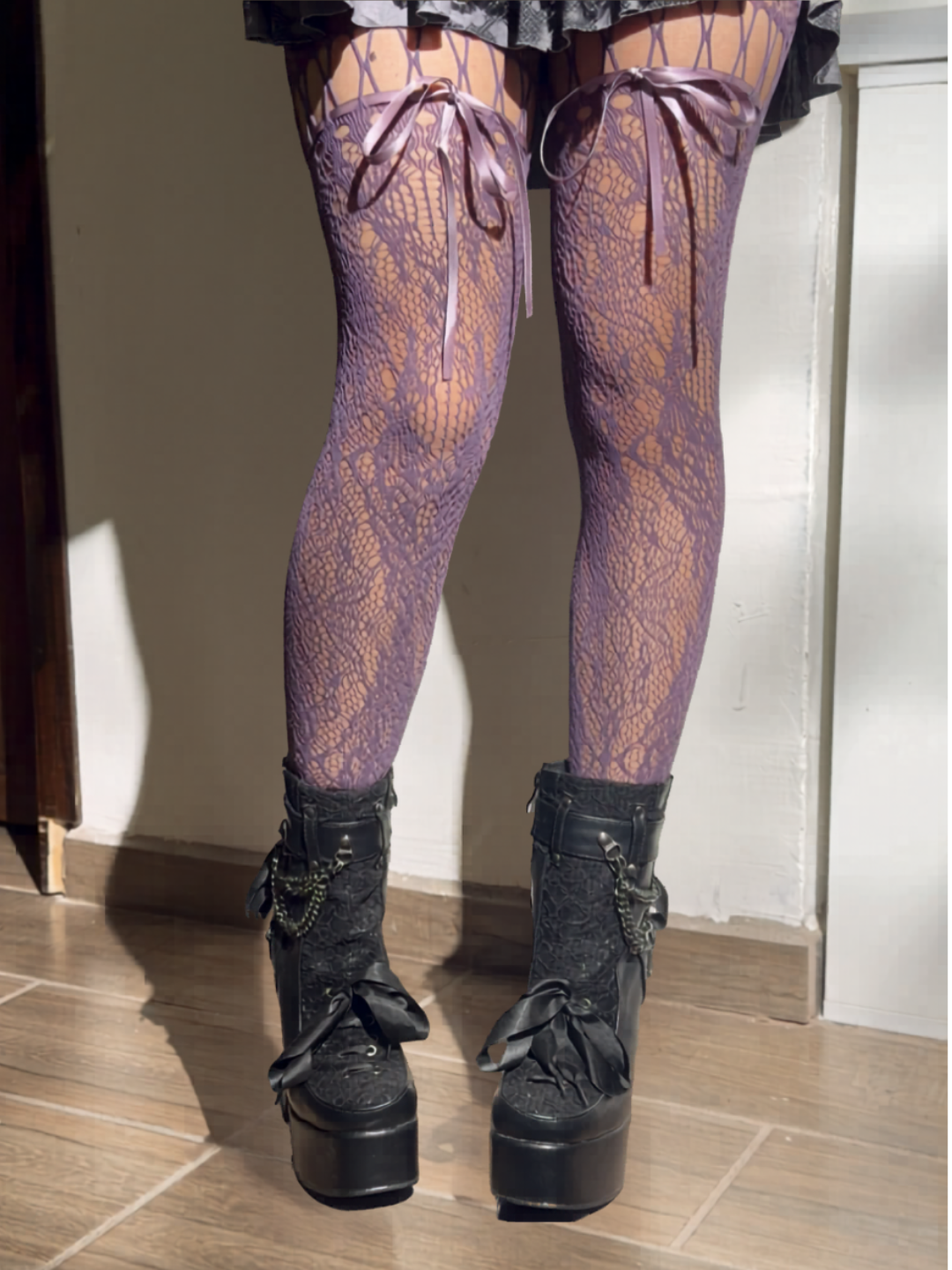 Velvet Lace Tights